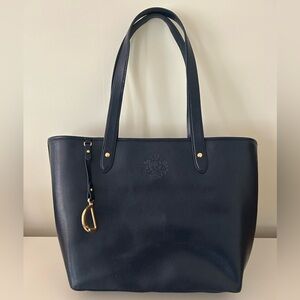 Elegant Navy Ralph Lauren Tote Bag